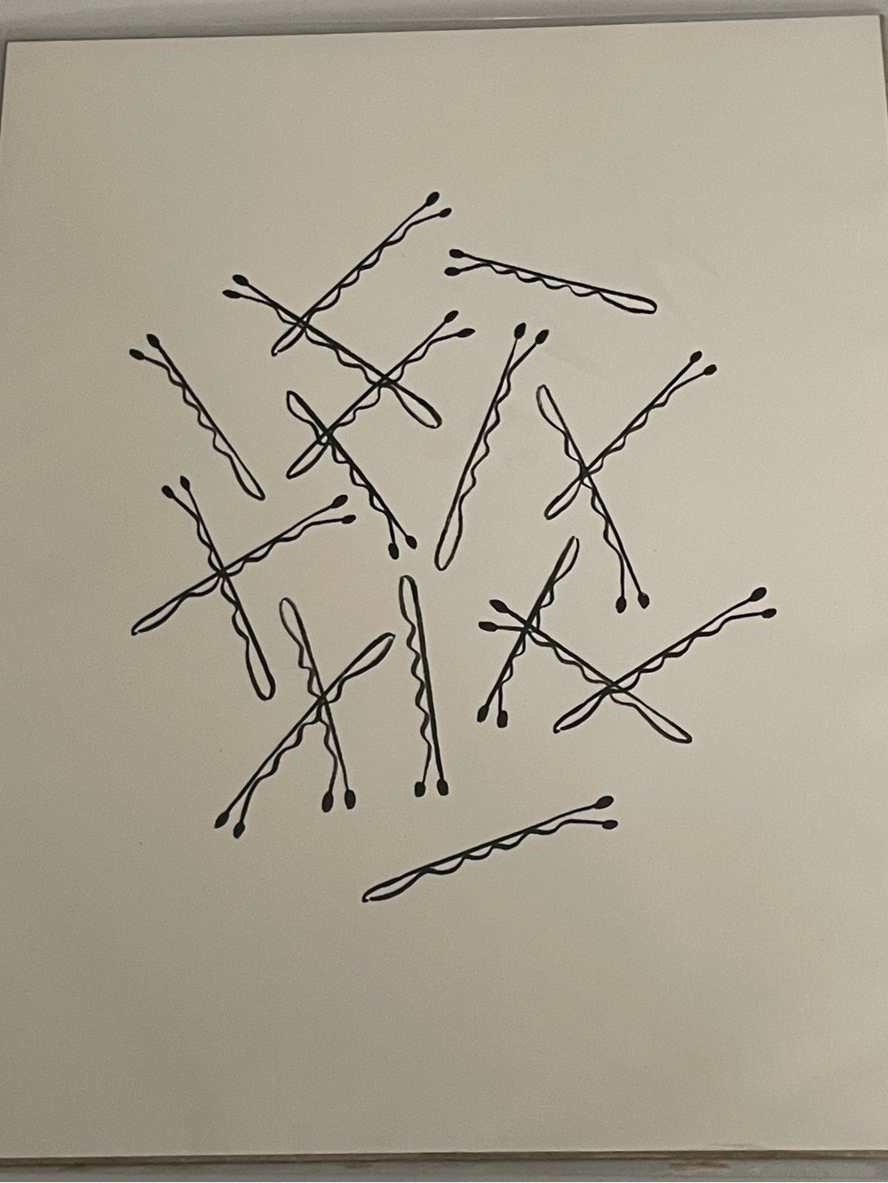 Rifle Paper Co. 8” x 10” Bobby Pin(s) Art Print